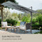 Madison - Parasol Saint-Tropez Grey - 355x300 - Grijs