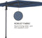 Madison - Parasol Saint-Tropez Safier Blue - 355x300 - Blauw