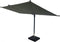 Madison - Parasol Sun Square Grey - 250x125 - Grijs