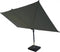 Madison - Parasol Sun Square Grey - 250x125 - Grijs