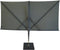 Madison - Parasol Sun Square Grey - 250x125 - Grijs