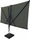 Madison - Parasol Sun Square Grey - 250x125 - Grijs