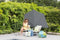 Madison - Parasol Sun Wave - 270 x 150 - Grijs