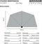 Madison - Parasol Sun Wave - 270 x 150 - Groen