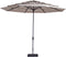 Madison - Parasol Syros Open Air Round Grey - 350cm - Grijs