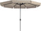 Madison - Parasol Syros - Rond - 350cm - Ecru
