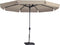 Madison - Parasol Syros - Rond - 350cm - Ecru