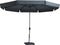 Madison - Parasol Syros - Rond - 350cm - Grijs