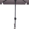 Madison - Parasol Syros - Rond - 350cm - Taupe