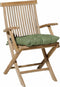 Madison Toscane Kussen - Basic Green - 46x46 - Groen