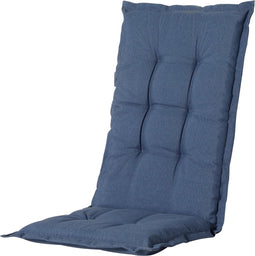 Madison tuin kussen lage rug Panama safier 105x50 cm - blauw