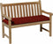 Madison tuinbankkussen Rib 150x48 cm - rood