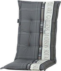 Madison tuinkussen hoog Madison garden 123x50 cm - grijs