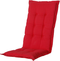 Madison - Tuinkussen - Lage Rug - Panama Rood - 105x50cm - Standenstoelkussen