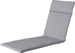 Madison - Tuinkussen - Outdoor - 190 x 60cm - Manchester Licht Grijs - Ligbedkussen