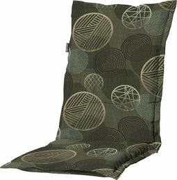 Madison - Tuinkussens lage rug Circle green - 105x50 - Green