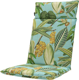 Madison - Tuinstoelkussen - 120cm x 50cm - La Grave Blauw - Tuinkussen