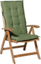 Madison Tuinstoelkussen Hoge Rug - Groen - katoen/poly