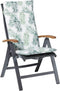 Madison Tuinstoelkussen Universeel Hoog | Outdoor Flora Green | 120x50cm