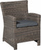 Madison zitkussen wicker Rib 48x48 cm - grijs