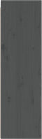 vidaXL - Wandkast - 30x30x100 - cm - massief - grenenhout - grijs