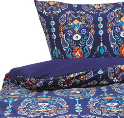 MADRONA - Beddengoed - Blauw - 155 x 220 cm - Katoen