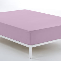 Verstelbaar onderlaken Alexandra House Living Mauve 135/140 x 200 cm