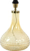 Maeko Lampvoet 20x36 cm glas amber/antiek brons - Modern - Light & Living