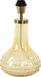 Maeko Lampvoet 20x36 cm glas amber/antiek brons - Modern - Light & Living
