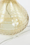 Maeko Lampvoet 20x36 cm glas amber/antiek brons - Modern - Light & Living