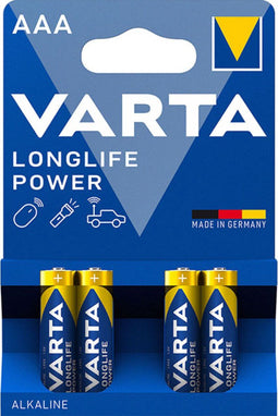 Varta Longlife Power - Alkaline Batterijen AAA - Krachtige energie voor hoogverbruikers (50 stuks)