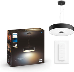 Philips Hue Fair - Hanglamp - Draadloos dimbaar met 50.000 wit tinten - Zwart