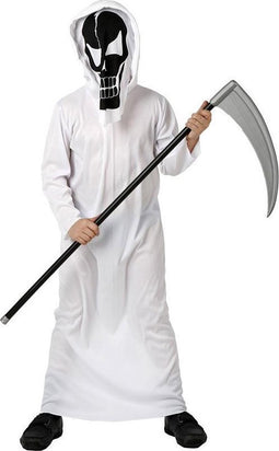 "Magere Hein-kostuum voor kinderen Halloween - Kinderkostuums - 122/134"