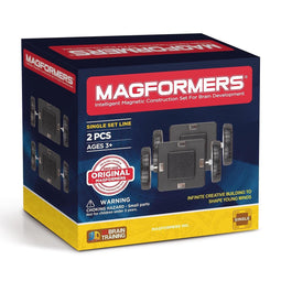 Magformers Single Set Line Wielset - 6 Onderdelen - Magnetische Bouwset
