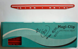 Magi-Clip Archiving System - Magazine Binder, rood, 100 stuks