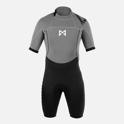 Magic Marine Brand Shorty 3/2 mm wetsuit grijs unisex M
