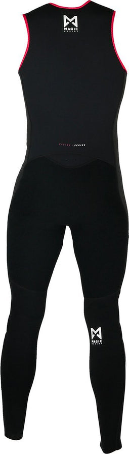 Magic Marine Heren Racing 3mm Gbs Long John - Black