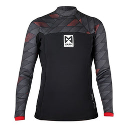 Magic Marine Racing Vest L/S Neoprene Summer 1,5 mm Flatlock wetsuit top heren zwart L