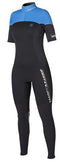 Magic Marine Ultimate Shortarm 3/2 wetsuit Back-Zip met korte mouwen en lange benen