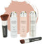 Magic Minerals AirBrush Foundation 5-delige set by Jerome Alexander – Light – incl. 2 Kabuki kwasten, AirBrush Primer en AirFinish settingspray - Make-up met een natuurlijke dekking