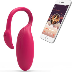 Magic Motion Flamingo Vibrerend Ei - Discreet Draagbaar - Sex Toys voor Vrouwen - Vibrators voor Vrouwen - Vibrerende Eieren - Seksspeeltjes - Vibrerend Ei met App Bestuurbaar - Koppel Vibrator - Roze