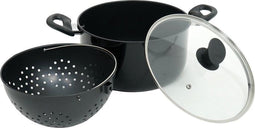 Magic Pot Maker, kookpan met vergiet – inductie, koken, stomen of blancheren,