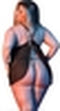 Magic Silk Babydoll met Open Rug en G-String Set - M black S/M