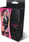 Magic Silk Diepe Inkijk Halter Teddy - M black L/X