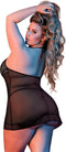 Magic Silk Nachthemd & G-String Set - M black L/X