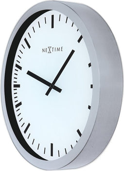 Magic - Stripe wandklok wit - NeXtime