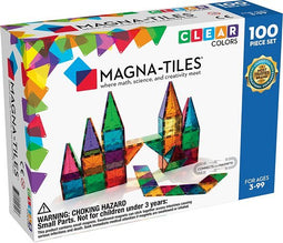 Magna Tiles - 100 stuks Clear Colors - Constructiespeelgoed