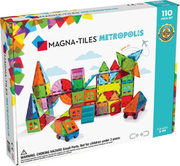 Magna-Tiles bouwset Metropolis - 110-delig
