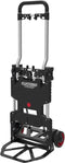 Magnacart 2-in-1 Steekwagen en Plateauwagen - Steekkar max. 80KG - Platformwagen max. 137KG - Transportwagen Inklapbaar - Transportwagen met Stevige Wielen - Kunststof/ Staal