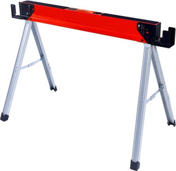Magnacart Opvouwbare Schraag - Klapschraag Max.500KG - Anti-Slip Werkoppervlak - 110,8 x 59 x 76 CM - Rood